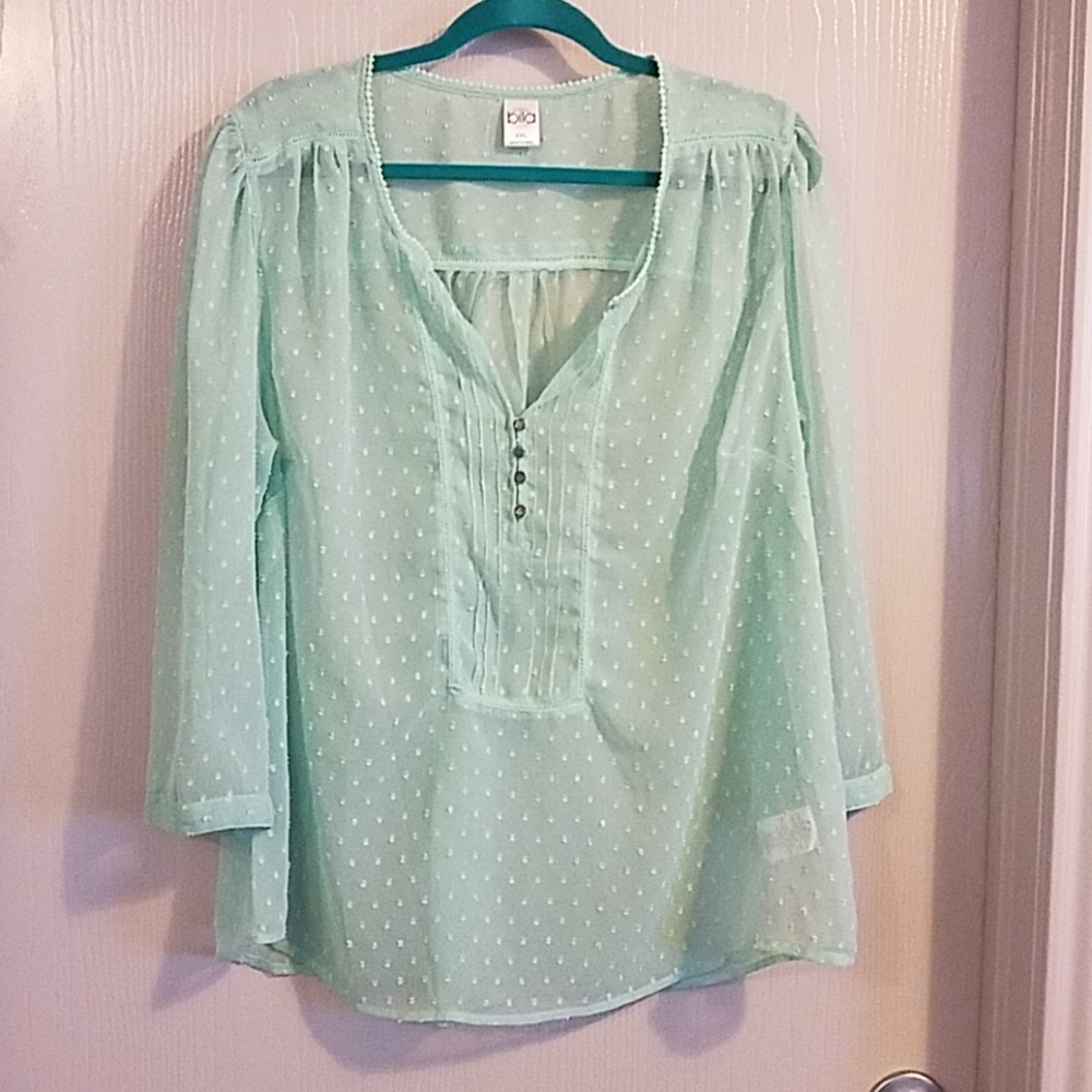 NEW Bila sheer ladies blouse size XXL